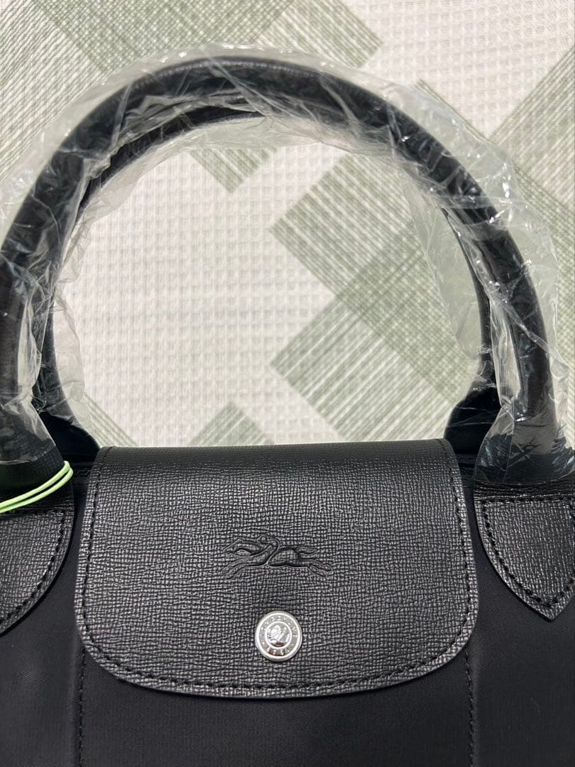 《LONGCHAMP》プリアージュ トップハンドバッグ　S/ブラック