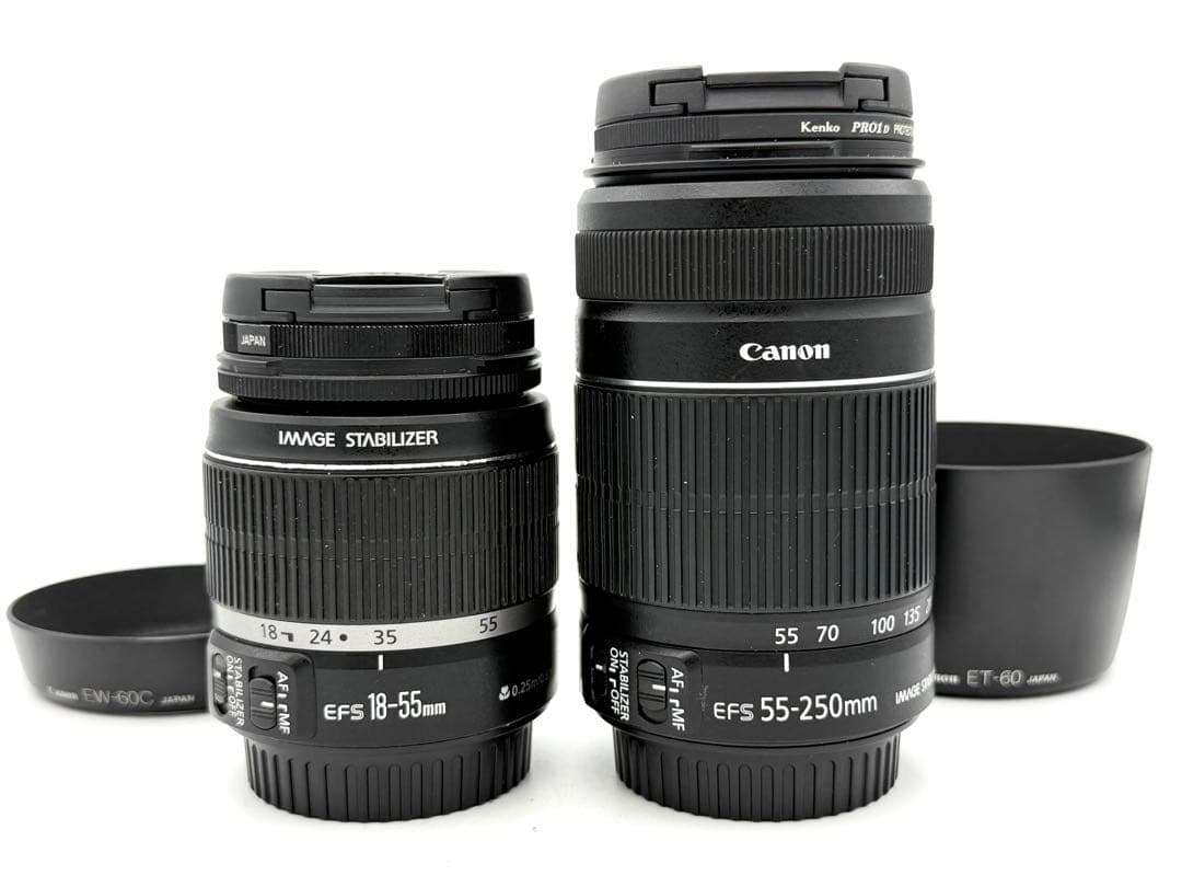 【完動品】Canon EOS Kiss X8i 18-55 55-250 セット