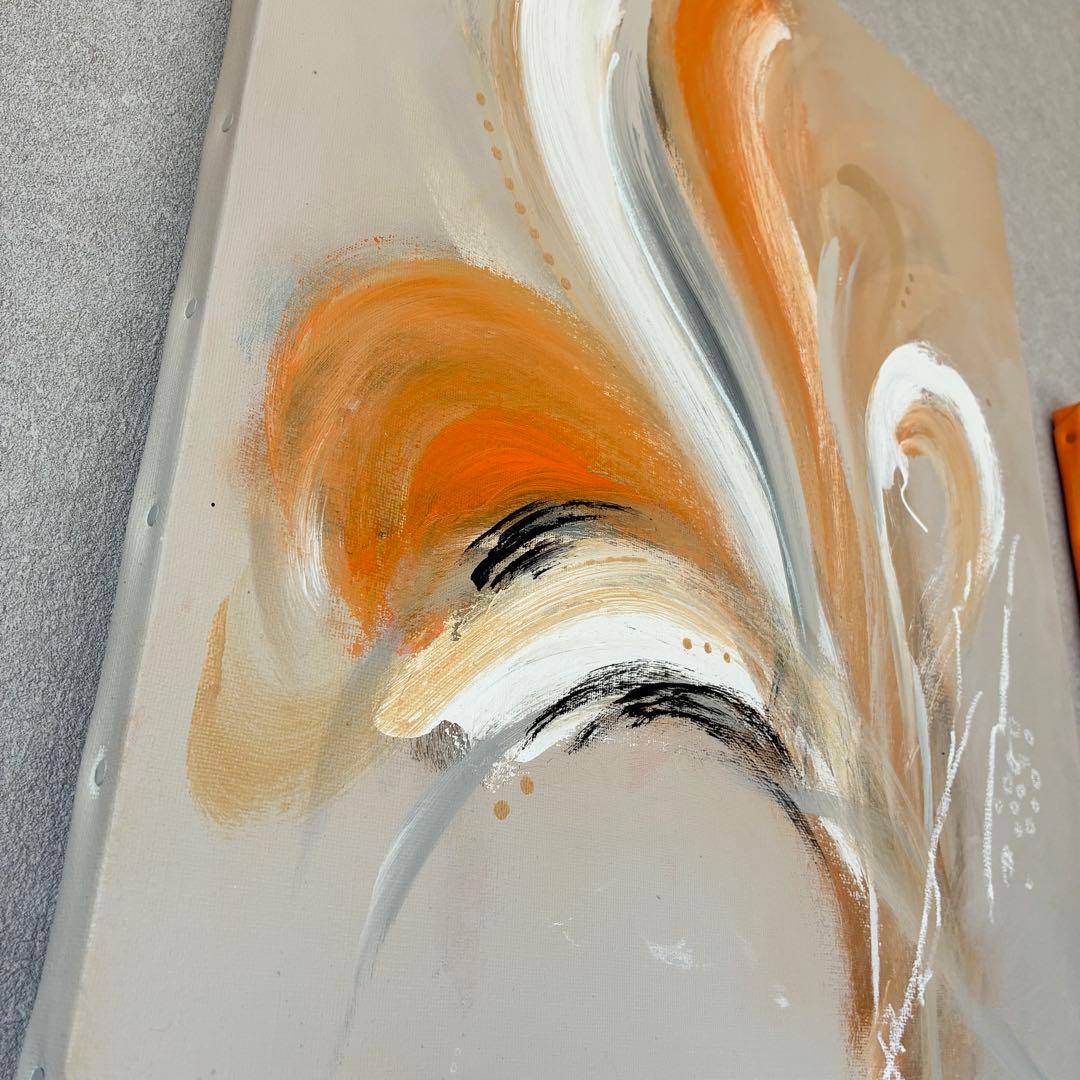 現代アート　53×45.5㎝　2枚セット　モダン　アートパネル　インテリア　絵画