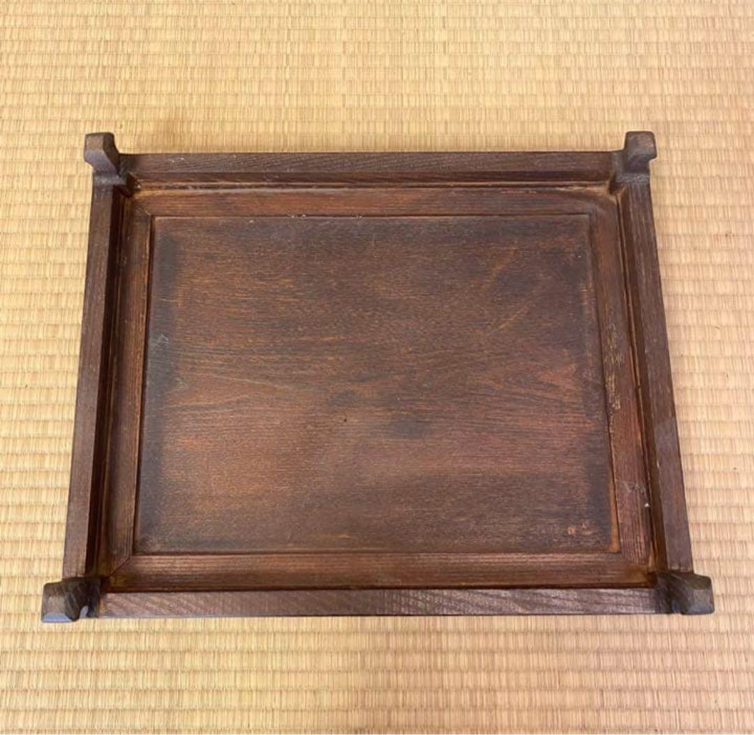 家具職人によるオリジナル一品手作り花台　木製花台 ダークブラウン