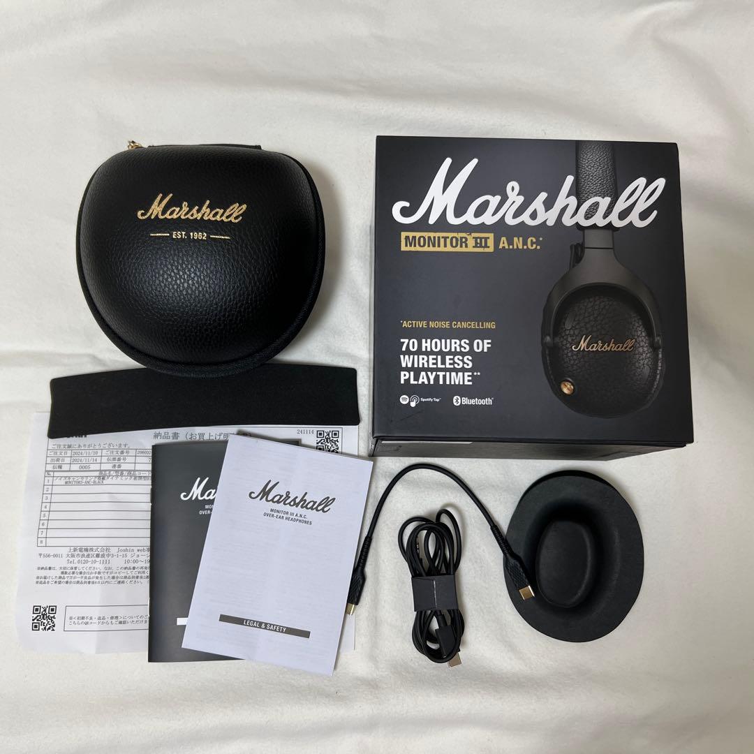 Marshall Monitor III A.N.C. ワイヤレス ヘッドホン