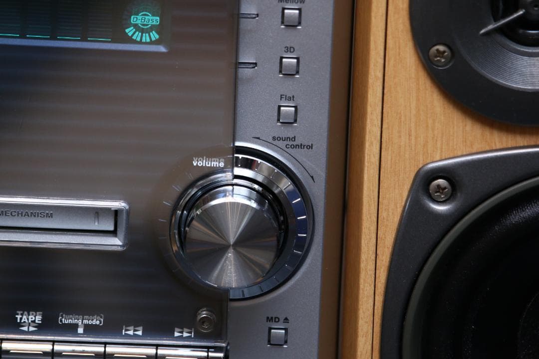 KENWOOD SL3MD CD/MD/TUNER/TAPE　コンポ　完動品