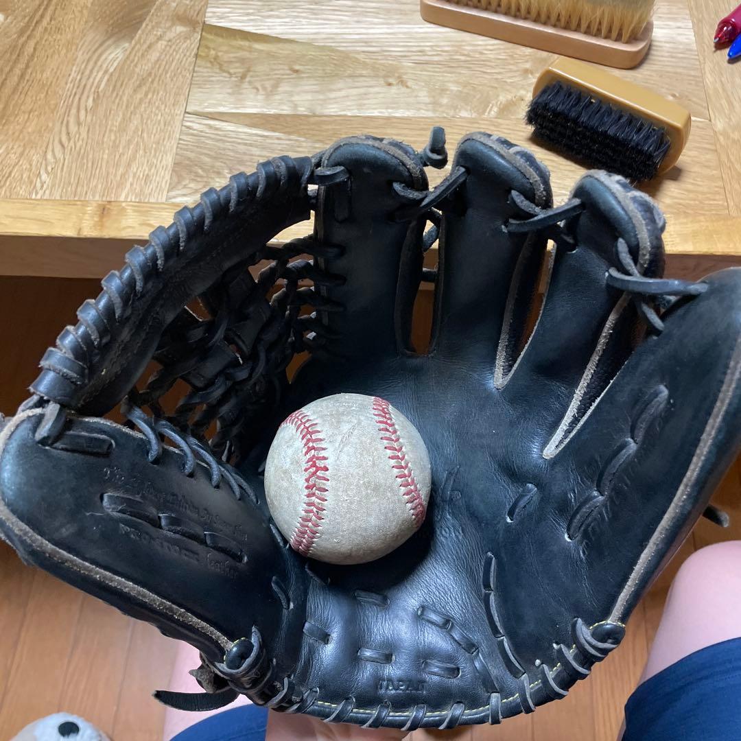 Wilson 硬式グローブ ブラック オールラウンド　日本製