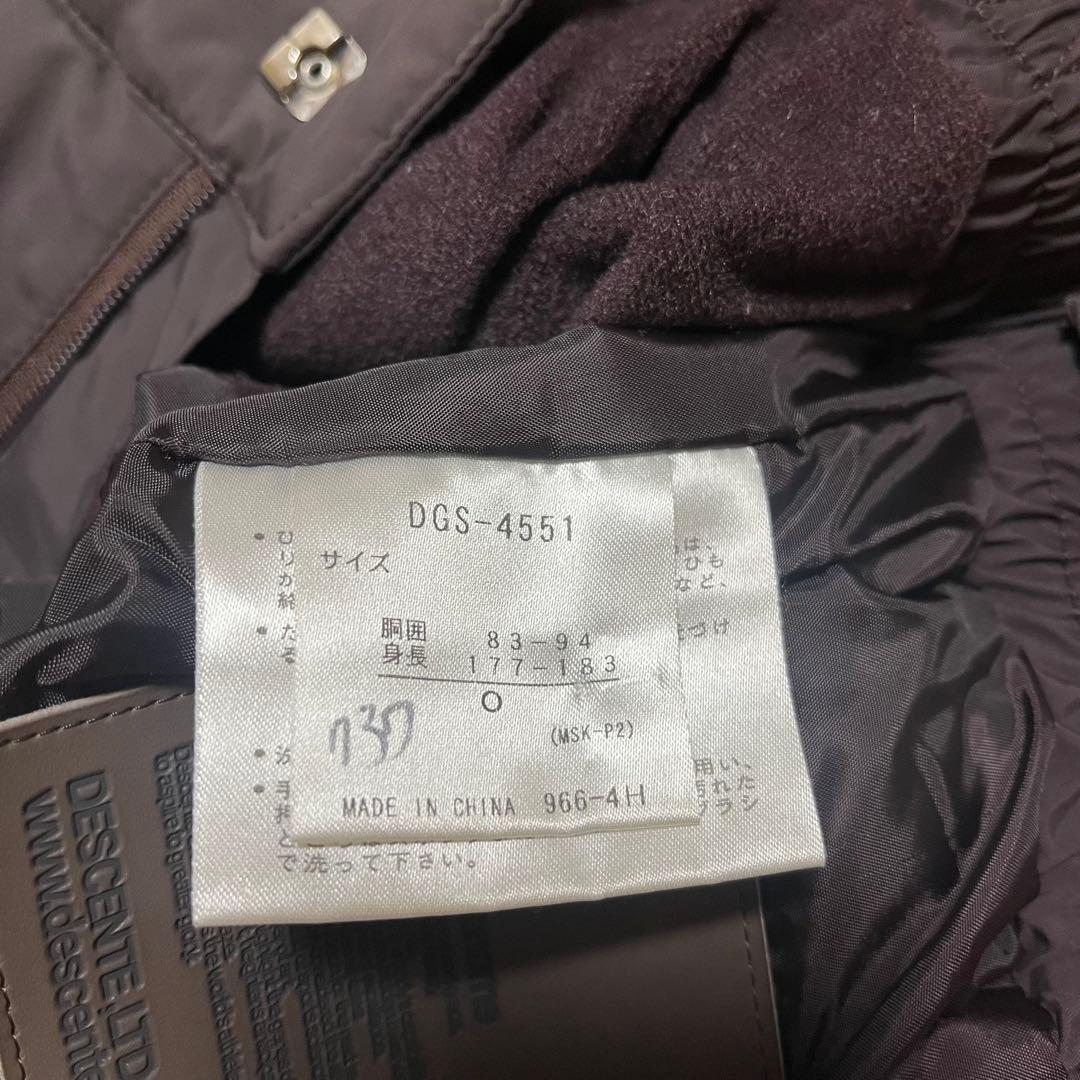 descente スキーウェア スノボーウェア　オレンジ　ブラウン　ブラック