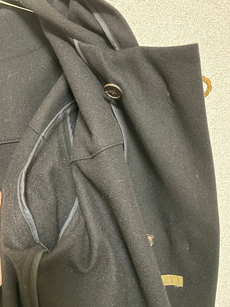 90s y's for men ブラック ダッフルコート