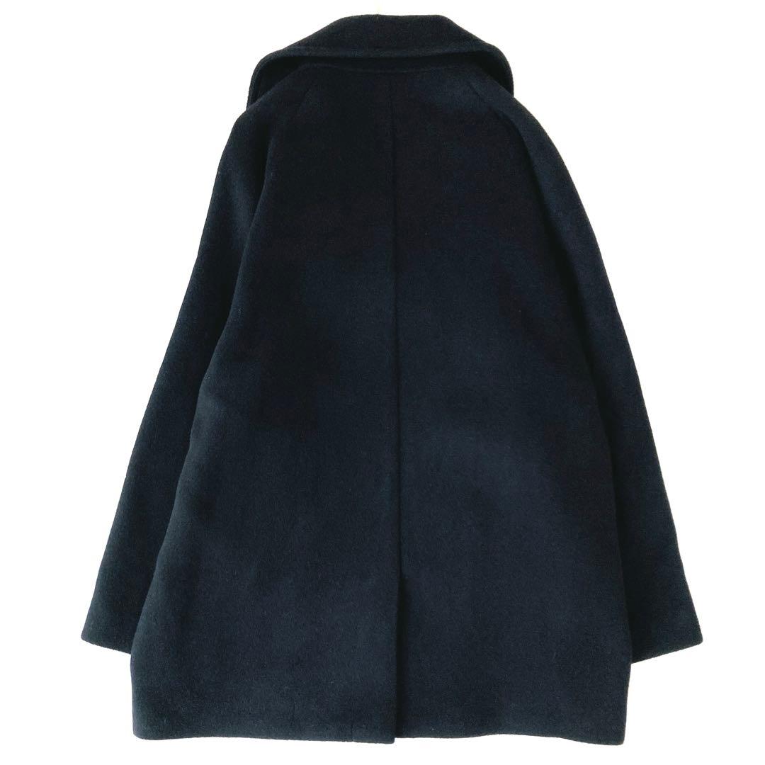 美品✨️ティッカ　23年モデル　ピーコート　オーバーサイズ　ダブルブレスト　黒