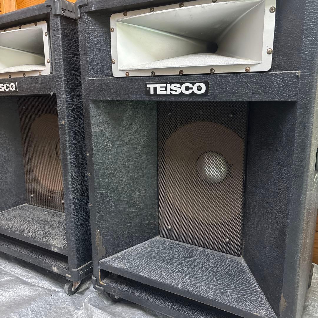 【ジャンク】TEISCO ダブルキャビネットスピーカー　P-120S 2つセット