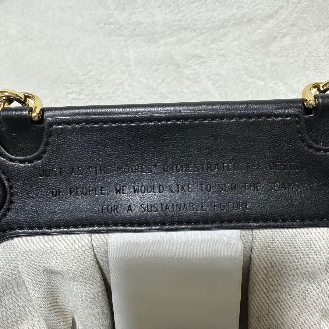 【美品】テモワール ショルダーバッグ クラッチバッグ 2way レザー ブラック