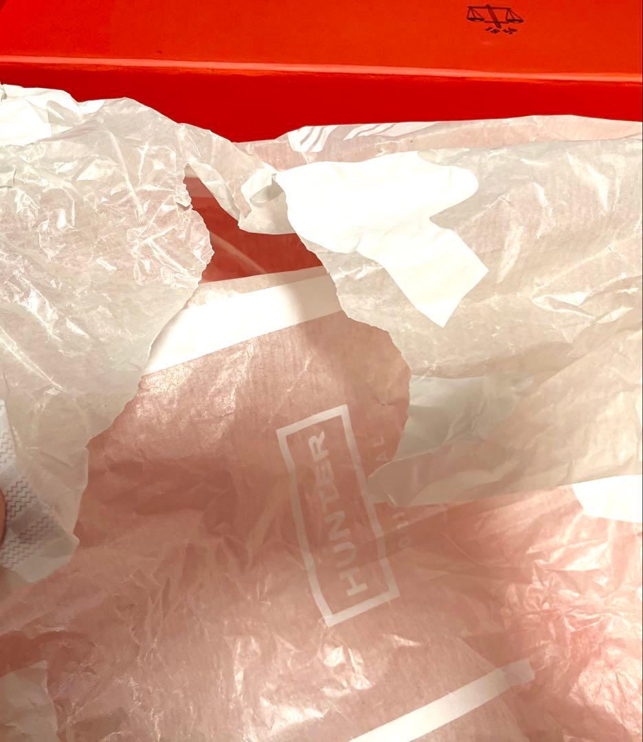 HUNTER ブラック　25cm トールレインブーツ