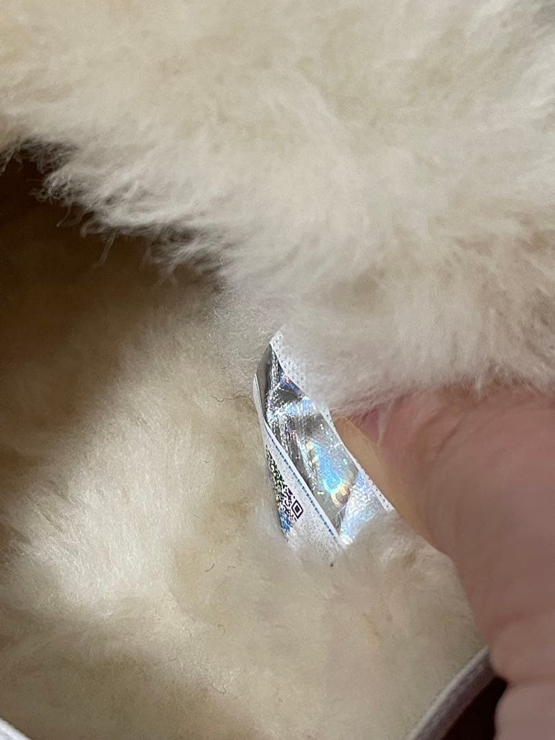 ugg ファンケット　24cm 厚底　ムートン　スリッポン　チェスナット