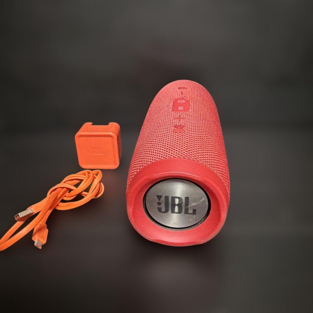 JBL Charge 3 レッド ポータブルBluetoothスピーカー