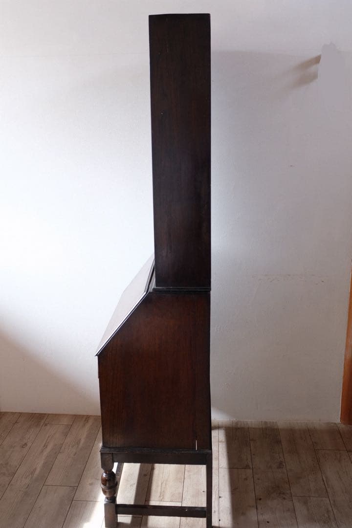 イギリス アンティーク 家具 ビューロー1930 オーク材キャビネット 店舗什器