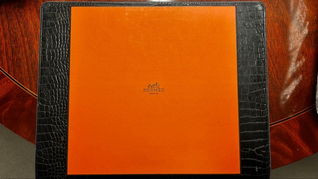 新品　HERMES エルメス リズム　ディナープレート　27.5cm箱付グリーン