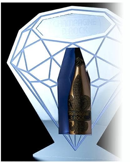 光るシャンパンボトルホルダー D.ROCK LEDライト