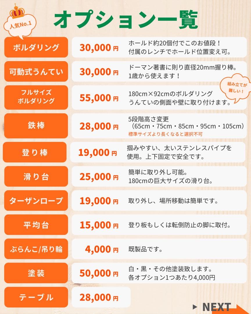 雲梯　うんてい　室内うんてい　ボルダリング