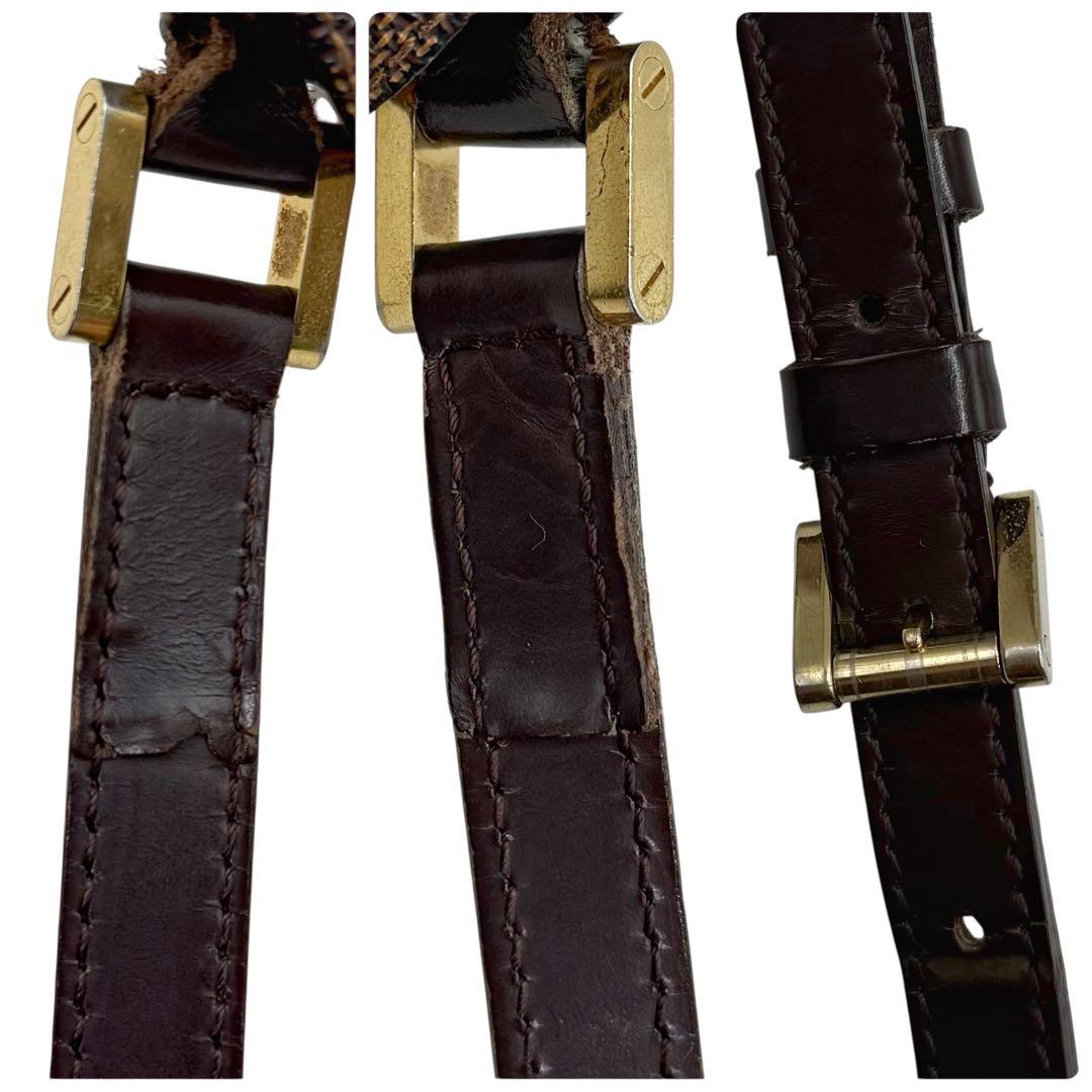 6131 美品 ルイヴィトン ダミエ エベヌ ミュゼットサルサ N51300