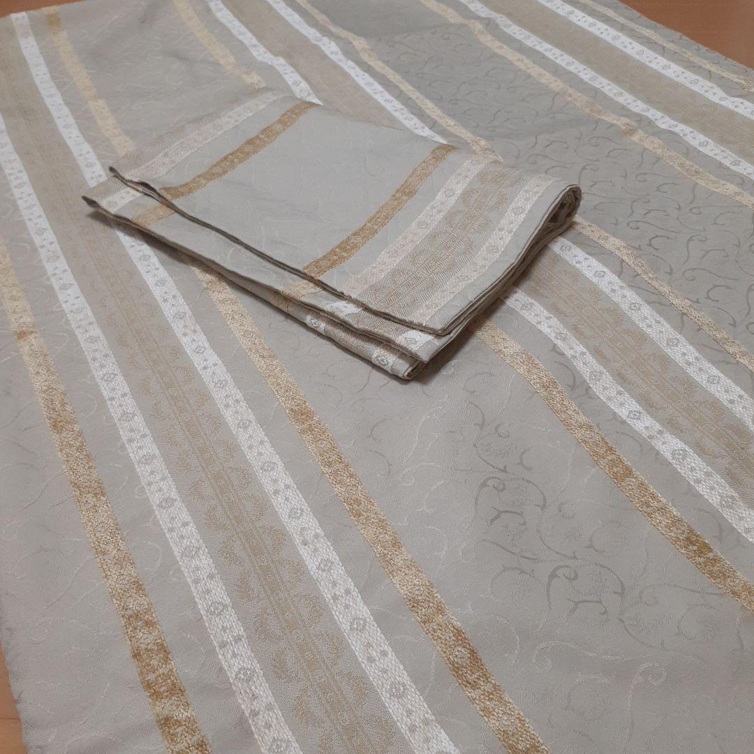 ローラアシュレイ　 ストライプ シングル布団・枕カバーセット　ベージュ系