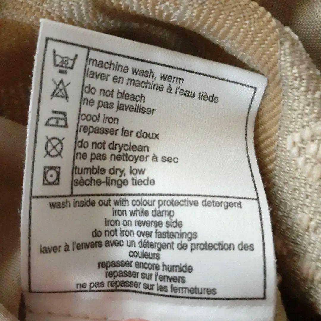 ローラアシュレイ　 ストライプ シングル布団・枕カバーセット　ベージュ系