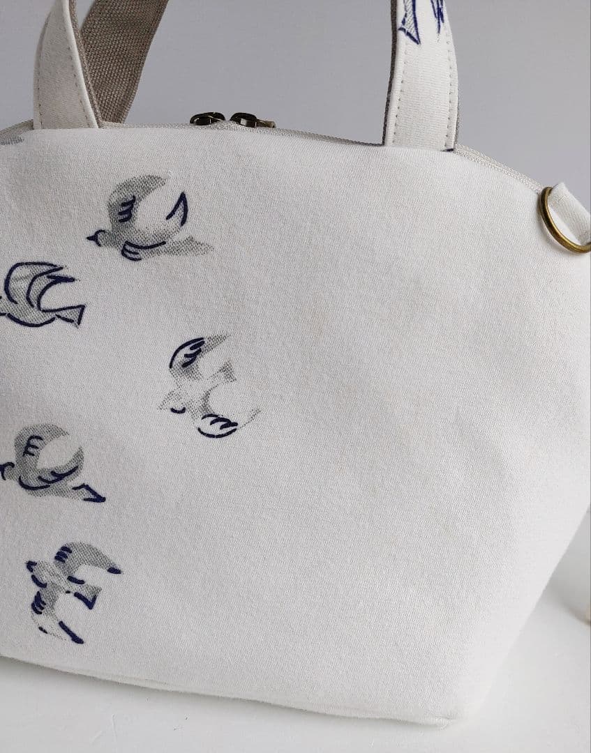 訳あり ミナペルホネン kanata ミニサイズ ファスナーバッグ