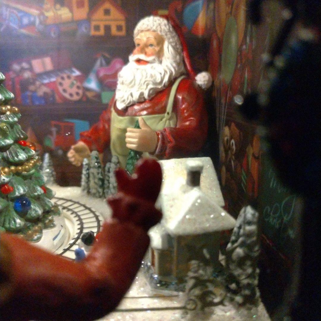 クリスマス置物　トイショップ　クリスマスオルゴール７曲