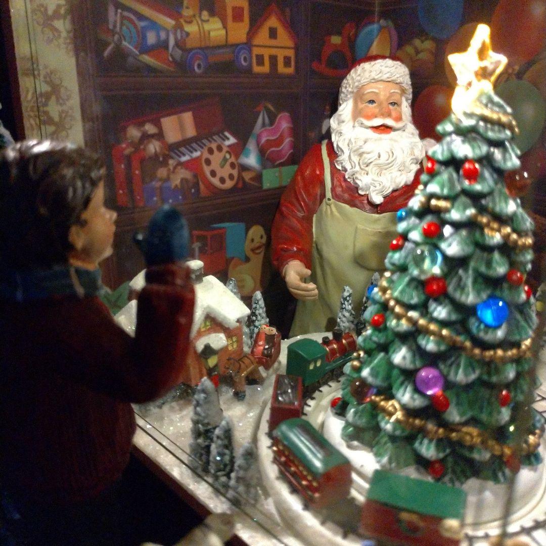 クリスマス置物　トイショップ　クリスマスオルゴール７曲