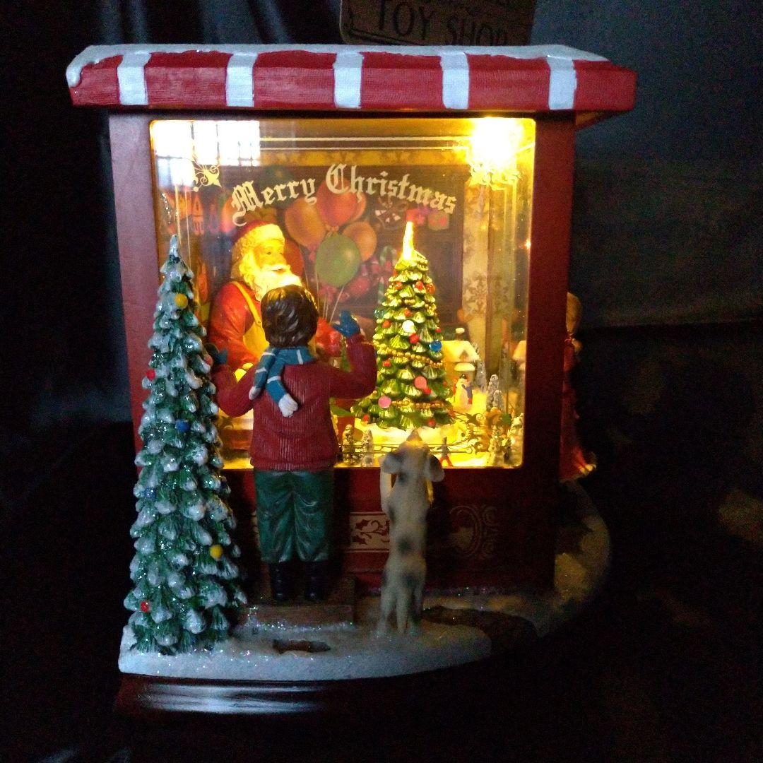 クリスマス置物　トイショップ　クリスマスオルゴール７曲