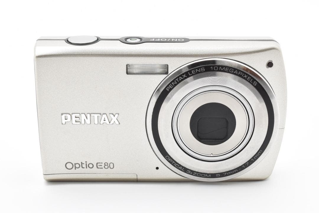 ★美品★PENTAX Optio E80　乾電池で動きます！　A030