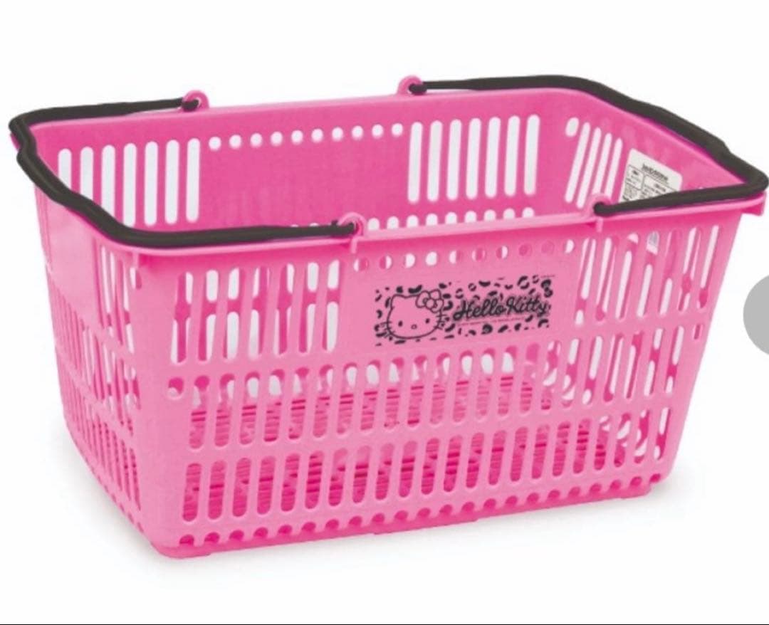 ハローキティ ピンク ショッピングバスケット アベイル 買い物カゴ
