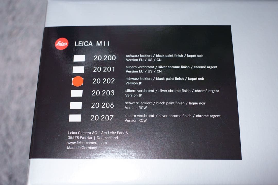 Leica◼️M11 Black paint 20202 ボディ 完動品 ライカ