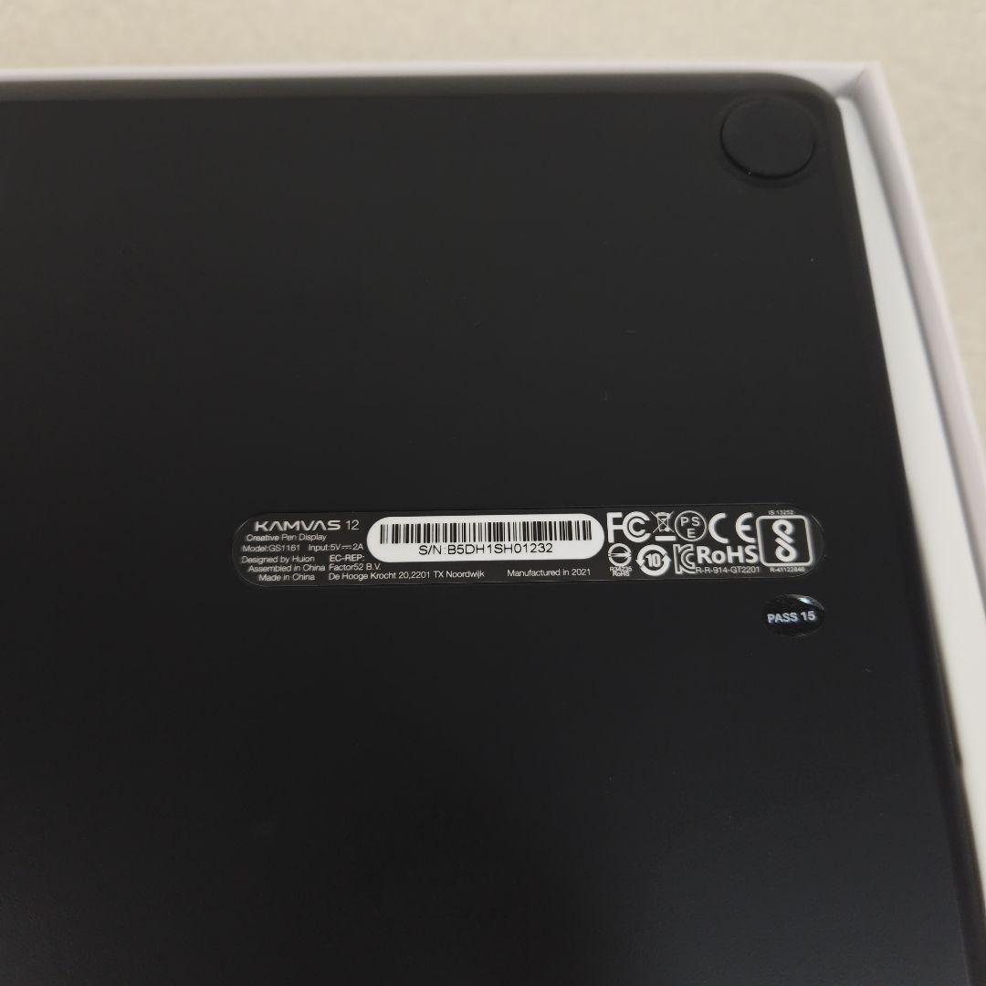 【美品】Huion Kamvas 12 液タブ 板タブ 初心者向け GS1161