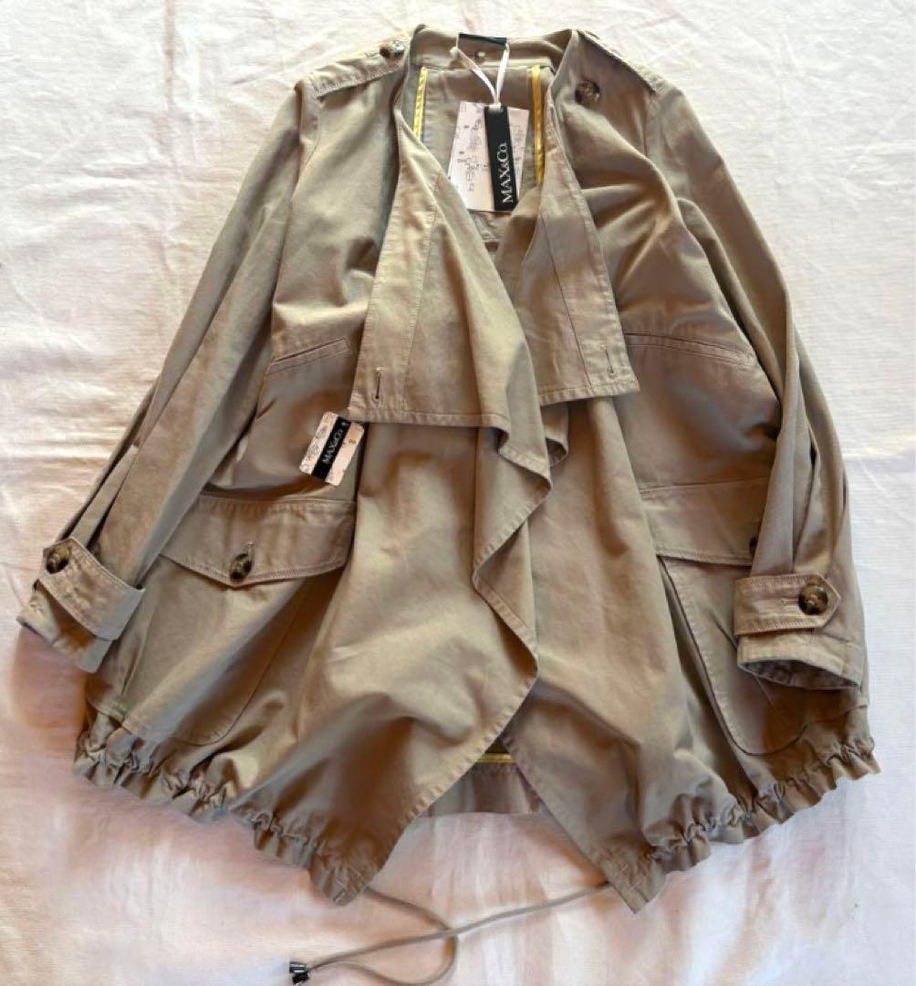 タグ付き 未使用品【Max&Co】スプリングコート モッズコート38
