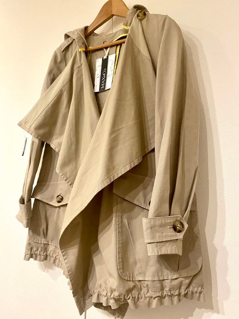 タグ付き 未使用品【Max&Co】スプリングコート モッズコート38