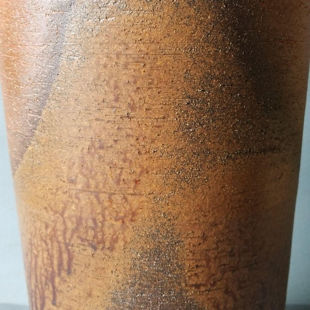 信楽焼 傘立て サビ窯変 高さ５５cm