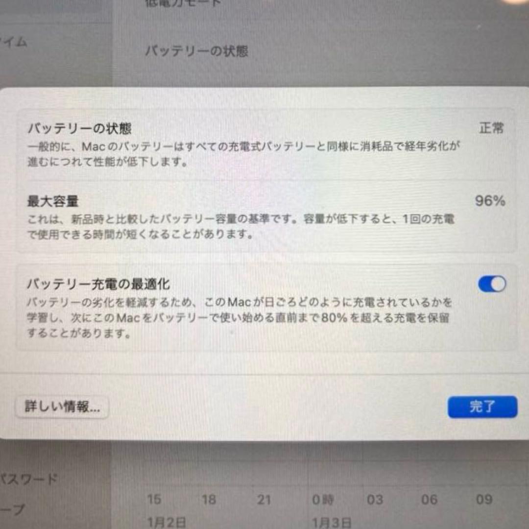 【美品/最大容量96%】MacBook Air Retina 13.3 M1