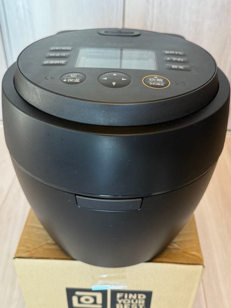 MITSUBISHI 炊飯器 NJ-BW10G-B 本炭釜 紬（内釜：新品）