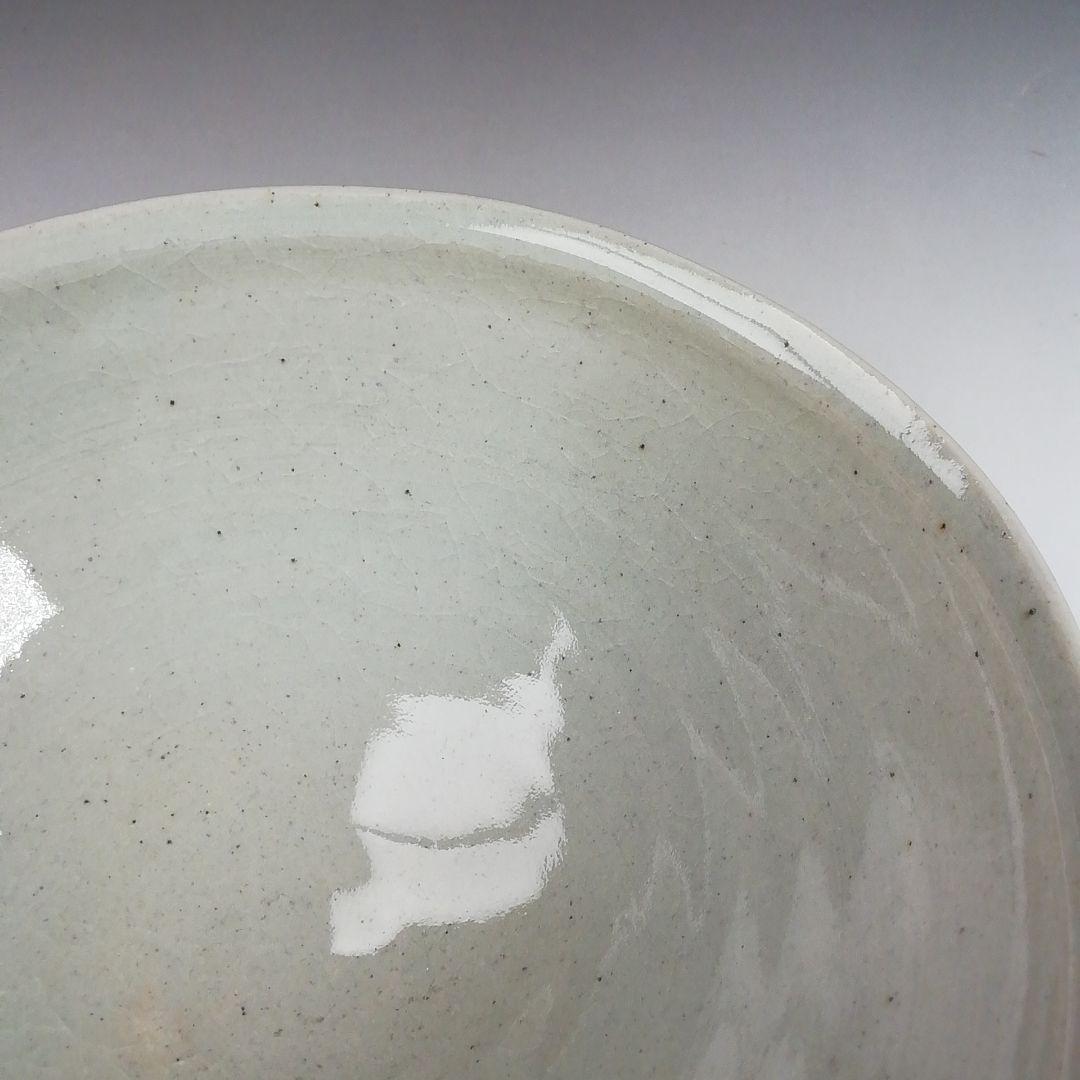 Ｓ９３５　茶碗　『午の絵』『久村焼』『柳楽勝重 作』　共箱　抹茶碗　茶道具