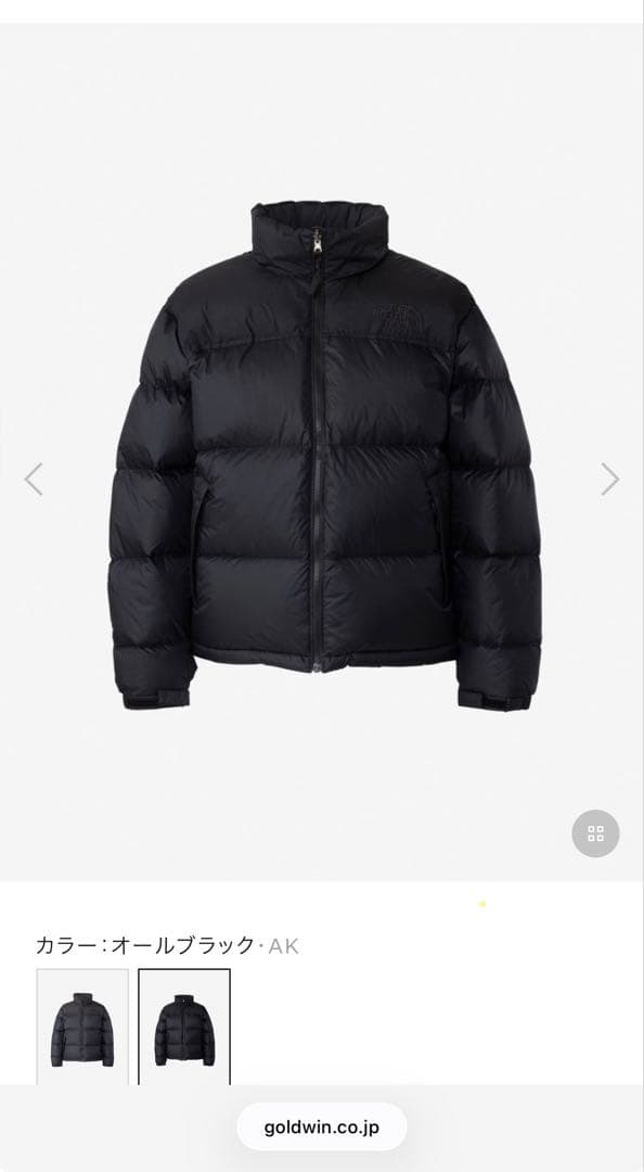 THE NORTH FACE ヌプシジャケット ND92531R オールブラック