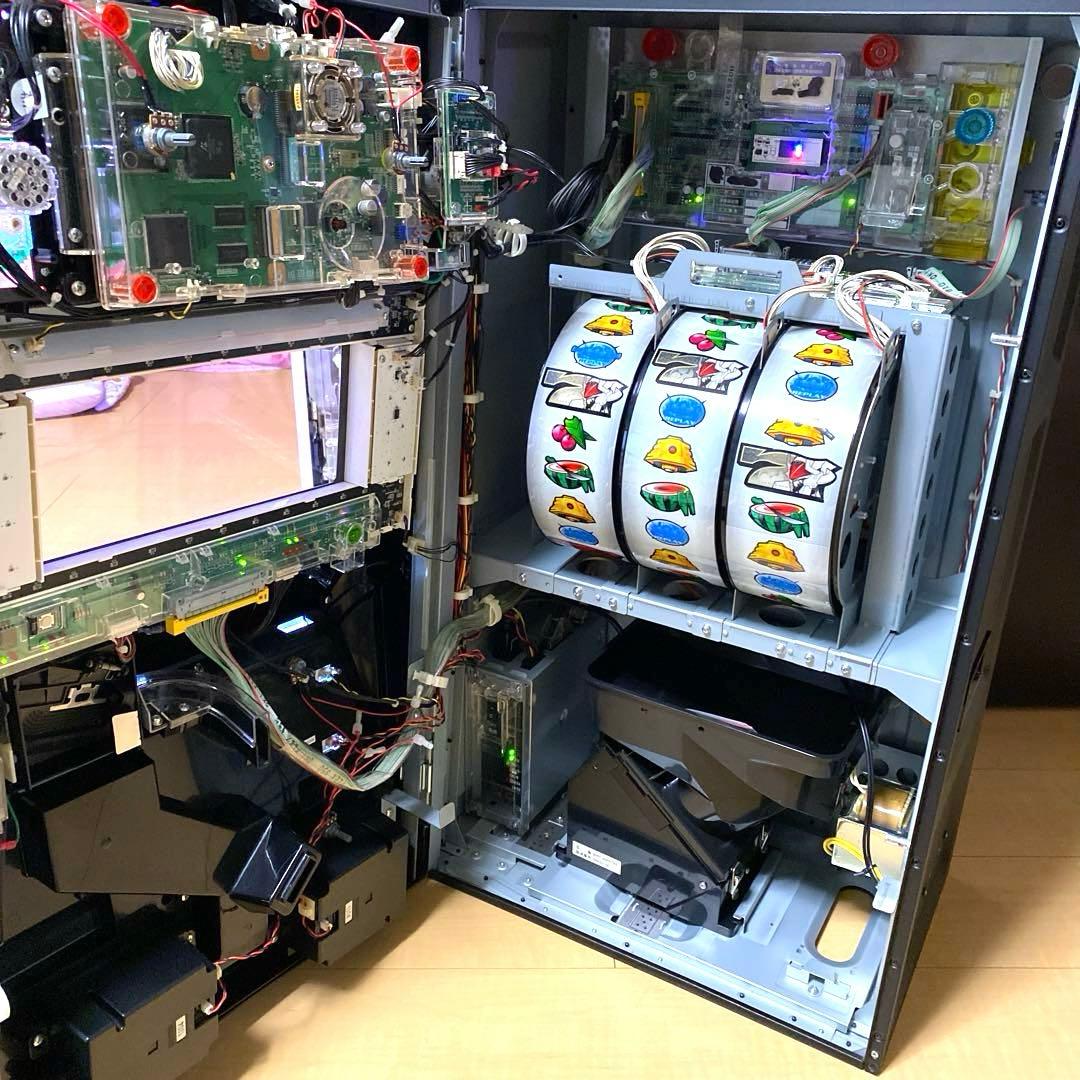 希少！ パチスロ 鉄のラインバレル 実機 白ロム搭載機 直撃+ウェイトカット♪