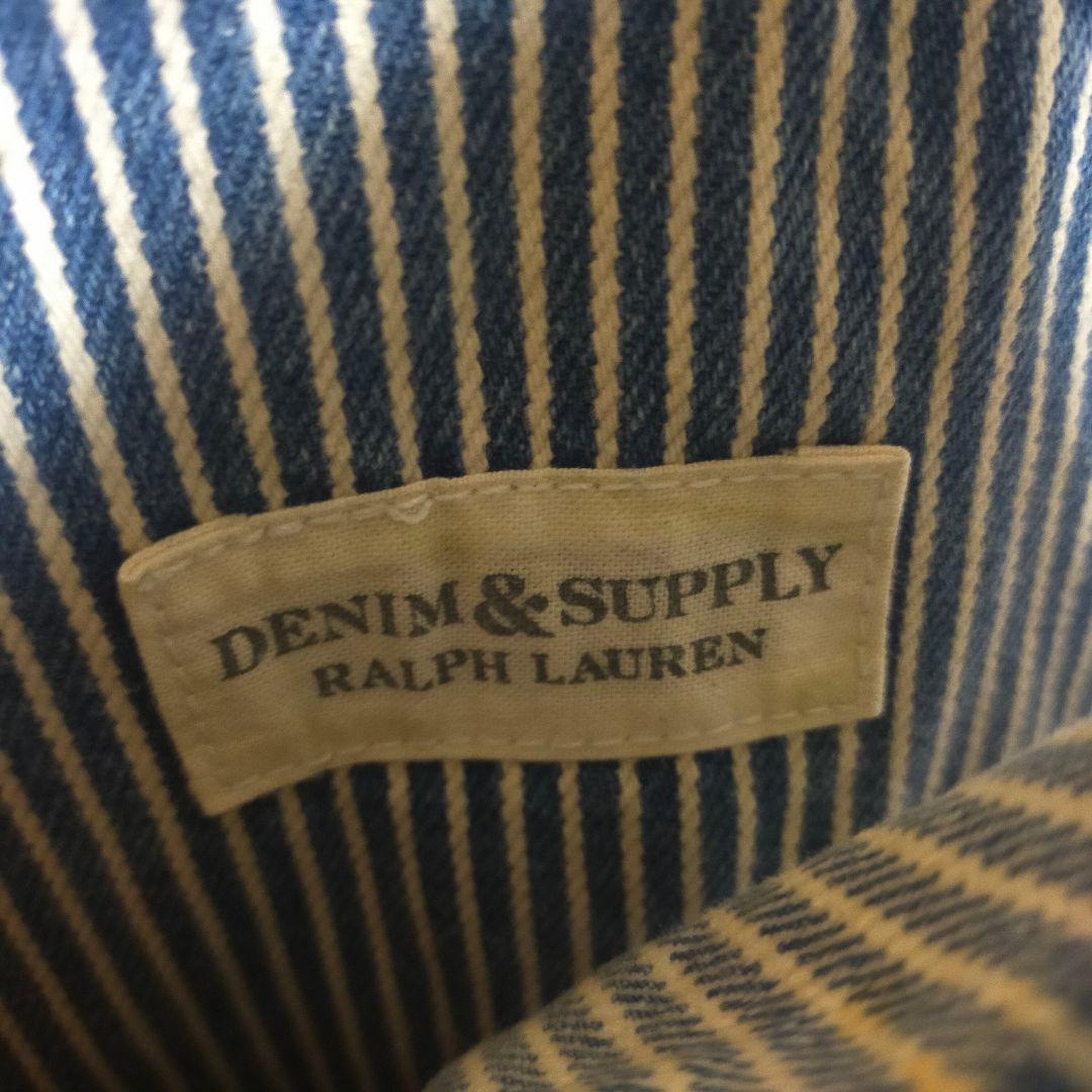 DENIM & SUPPLY ラルフローレン ヒッコリー オーバーオール M
