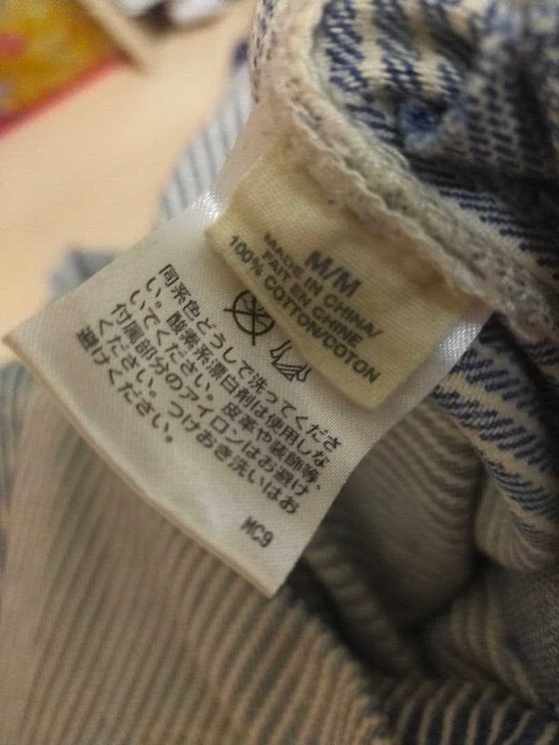 DENIM & SUPPLY ラルフローレン ヒッコリー オーバーオール M