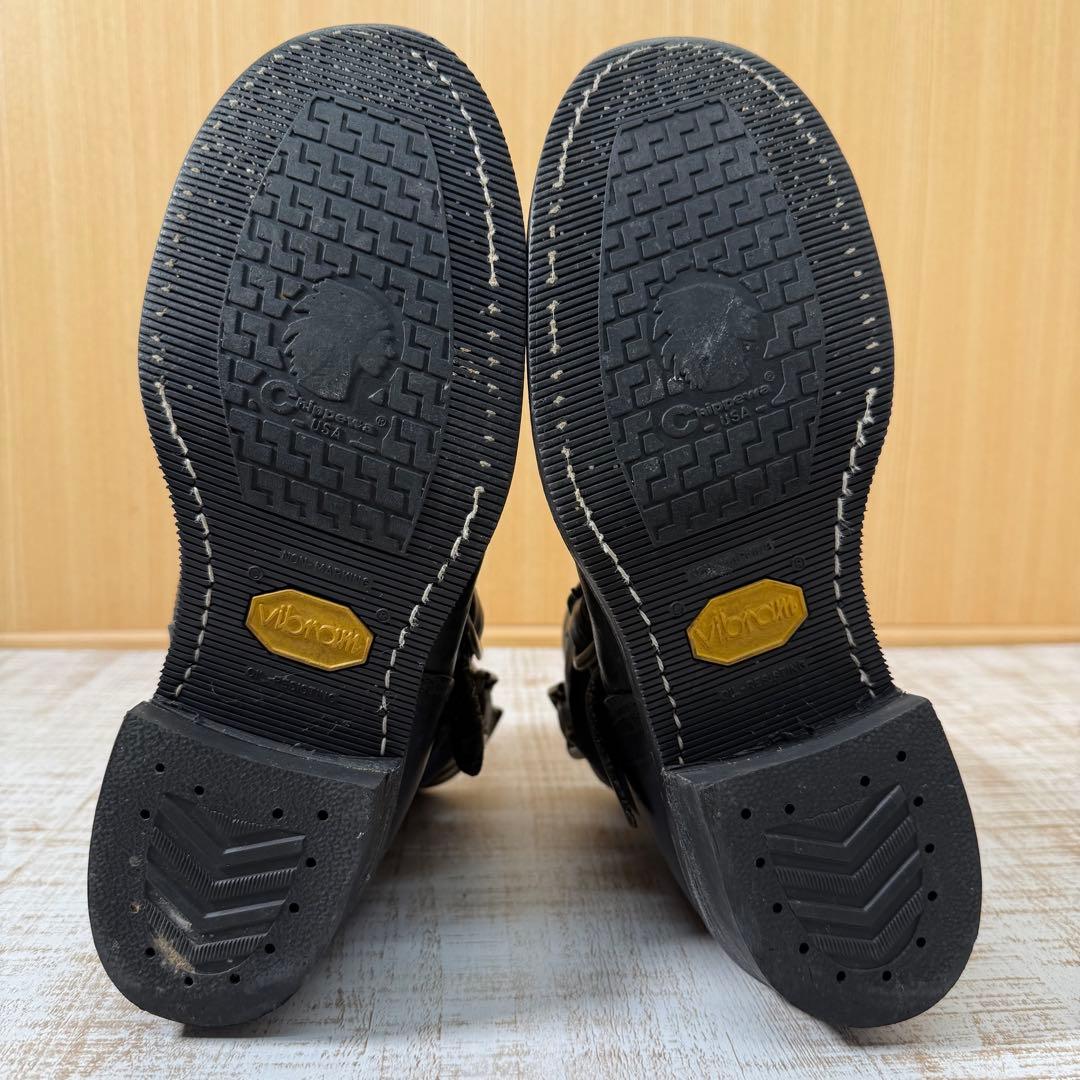 CHIPPEWA チペワ　ショートエンジニアブーツ　スチール