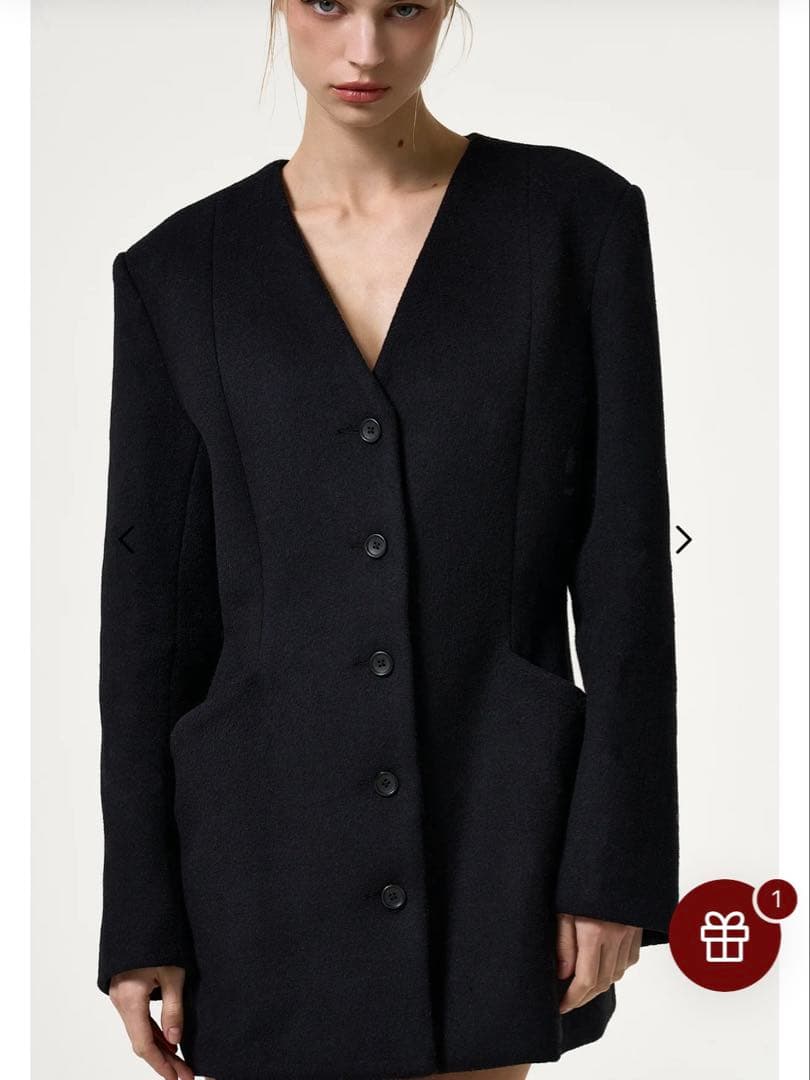 ジャケット・アウター the toe Clapham Jacket Onepiece Black S