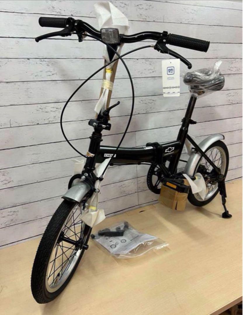 CHEVROLET ミムゴ 16インチ 折り畳み自転車ブラック
