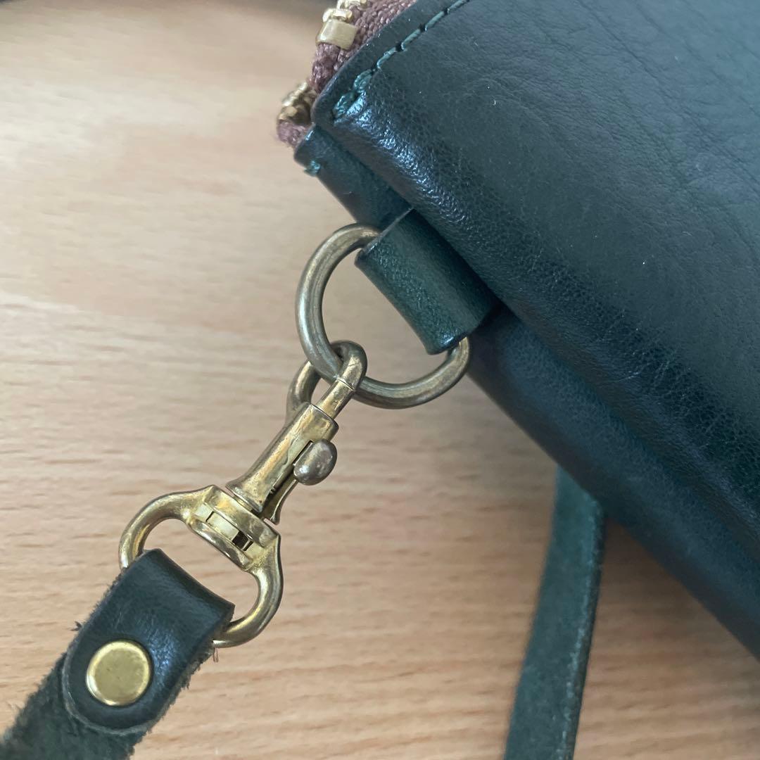 LONA Sleek sacoche -middle- ブリティッシュグリーン