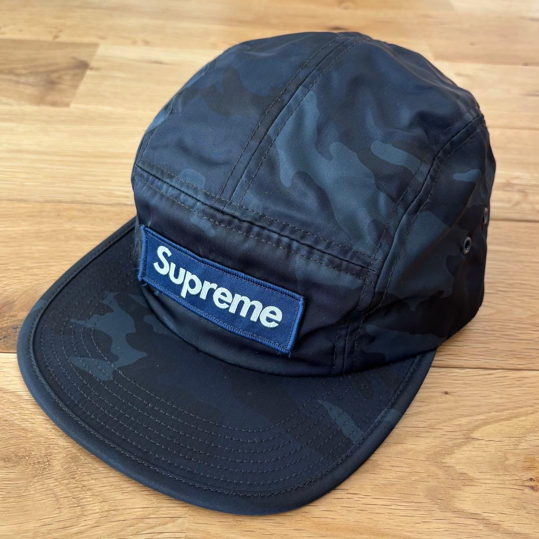 【希少】Supreme 16SS Nylon Camo Camp Cap カモ