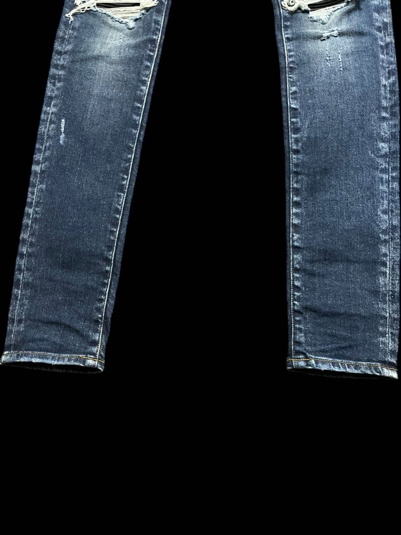 幻 AMIRI MX1 CLAY CLASSIC Damaged Denim