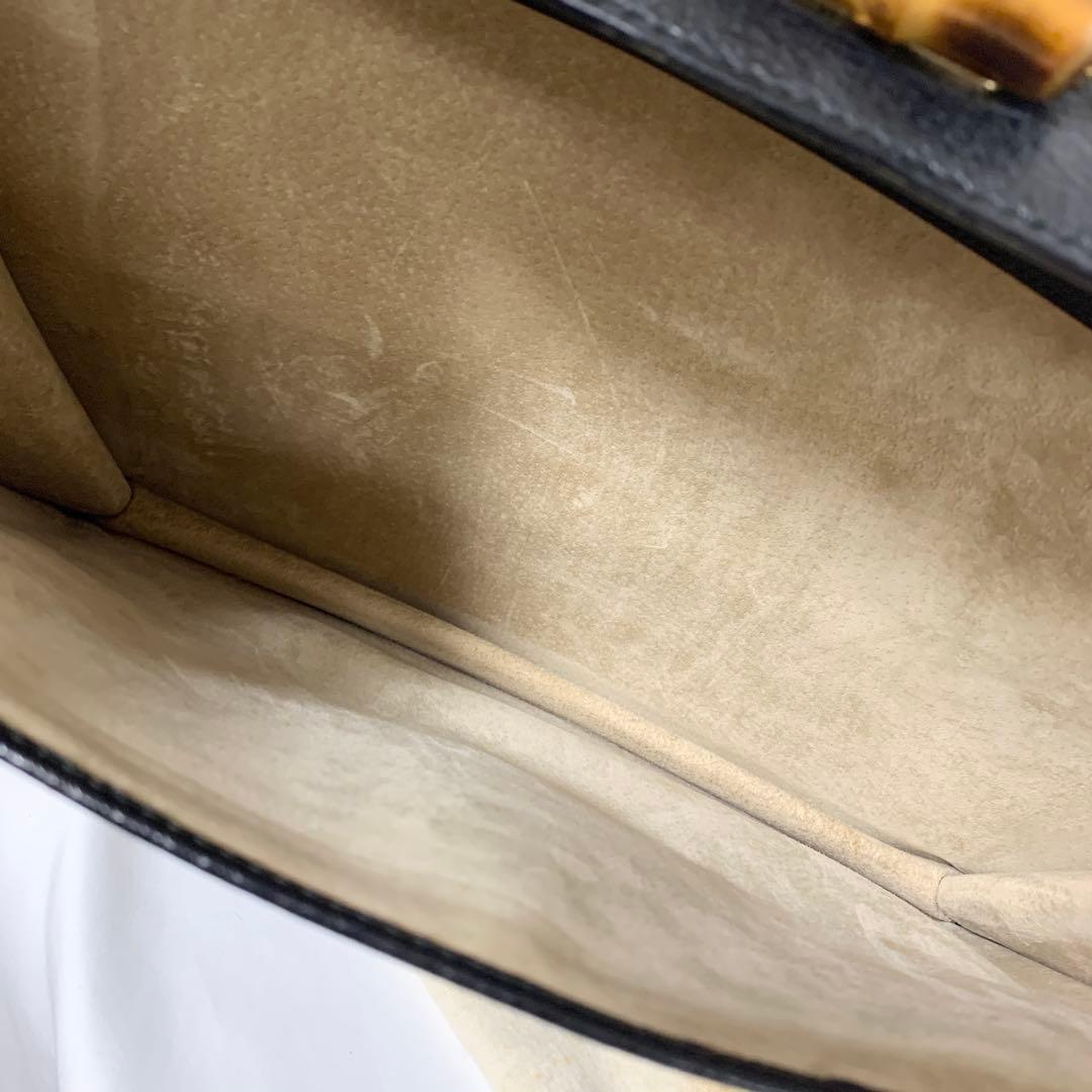 【バンブー】オールドグッチ　OLD GUCCI　ビジネスバッグ　ブリーフケース