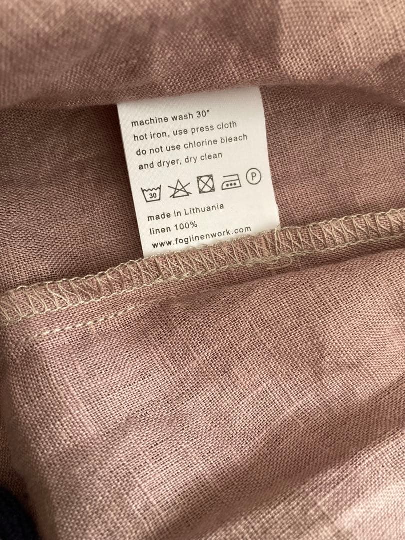 fog linen work 24AW エレナトップ ローズ リネン フリル