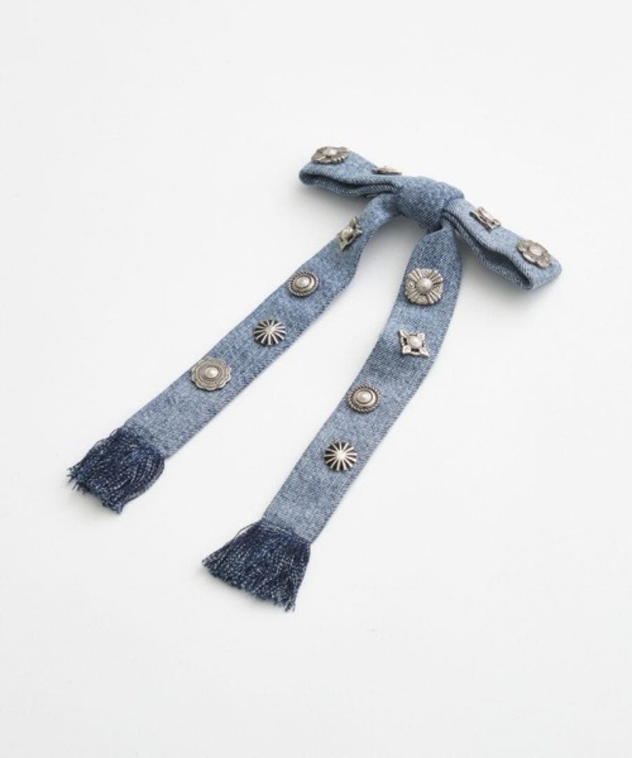 TOGA Denim ribbon tie トーガ　デニムリボンタイporter