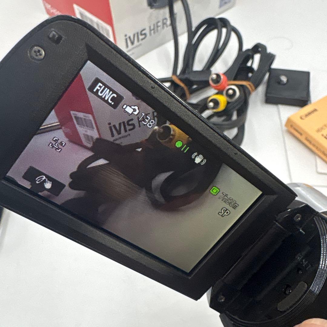 美品　Canon iVIS HF R21 ビデオカメラ 動作確認済